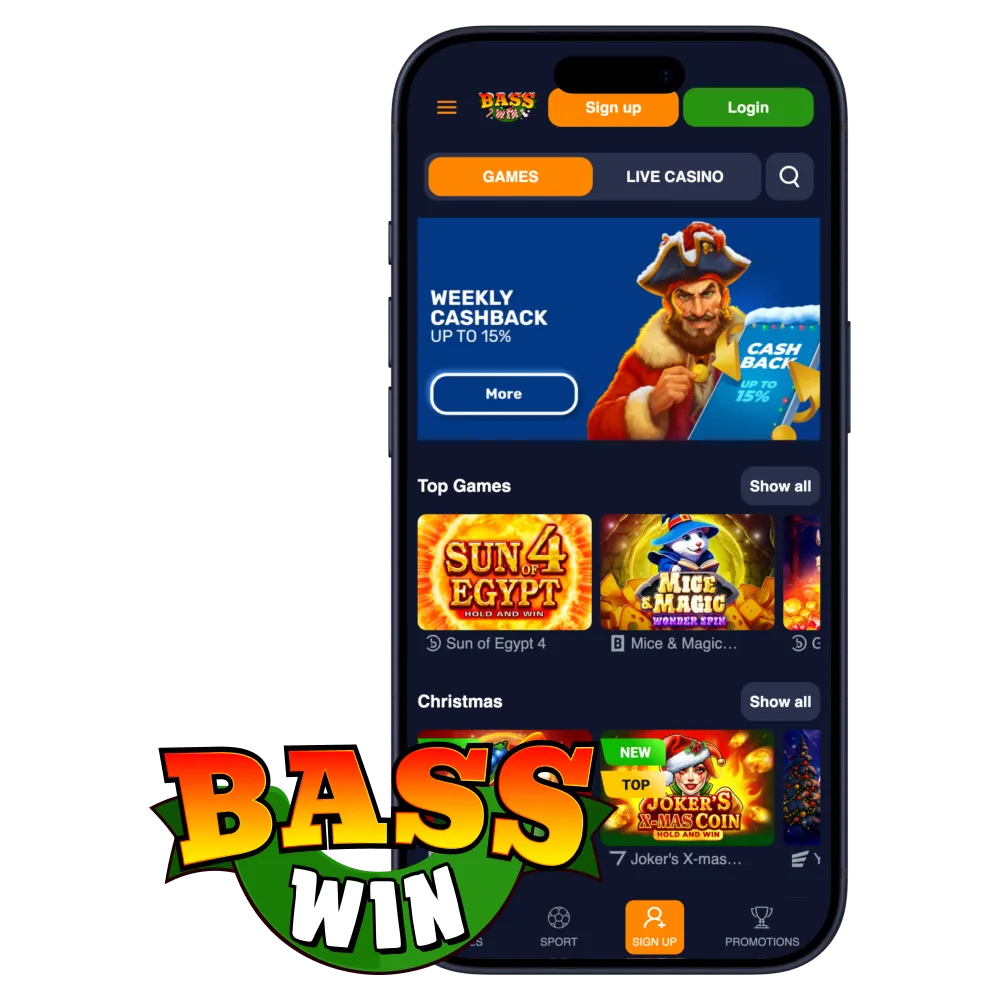 Enjoy thrilling gaming moments with Basswin.