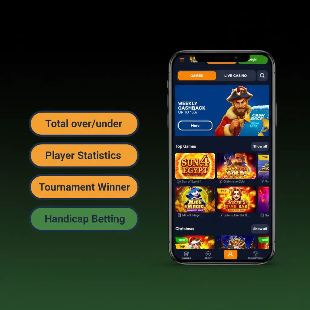 Infographic of Basswin bet types: Single, Accumulator, Each-way, Over/Under, Handicap/Asian Handicap with brief notes.